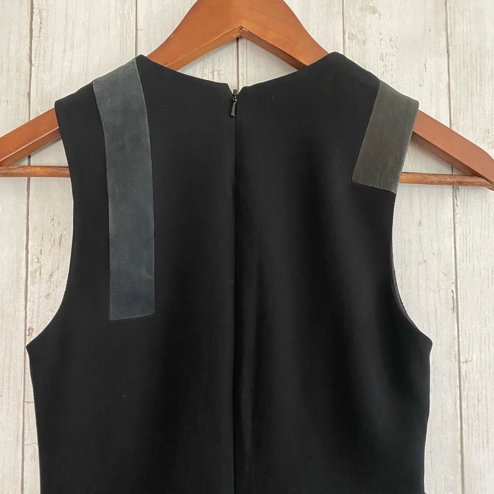 A.L.C Cold Leather Patchwork Dress - image 8